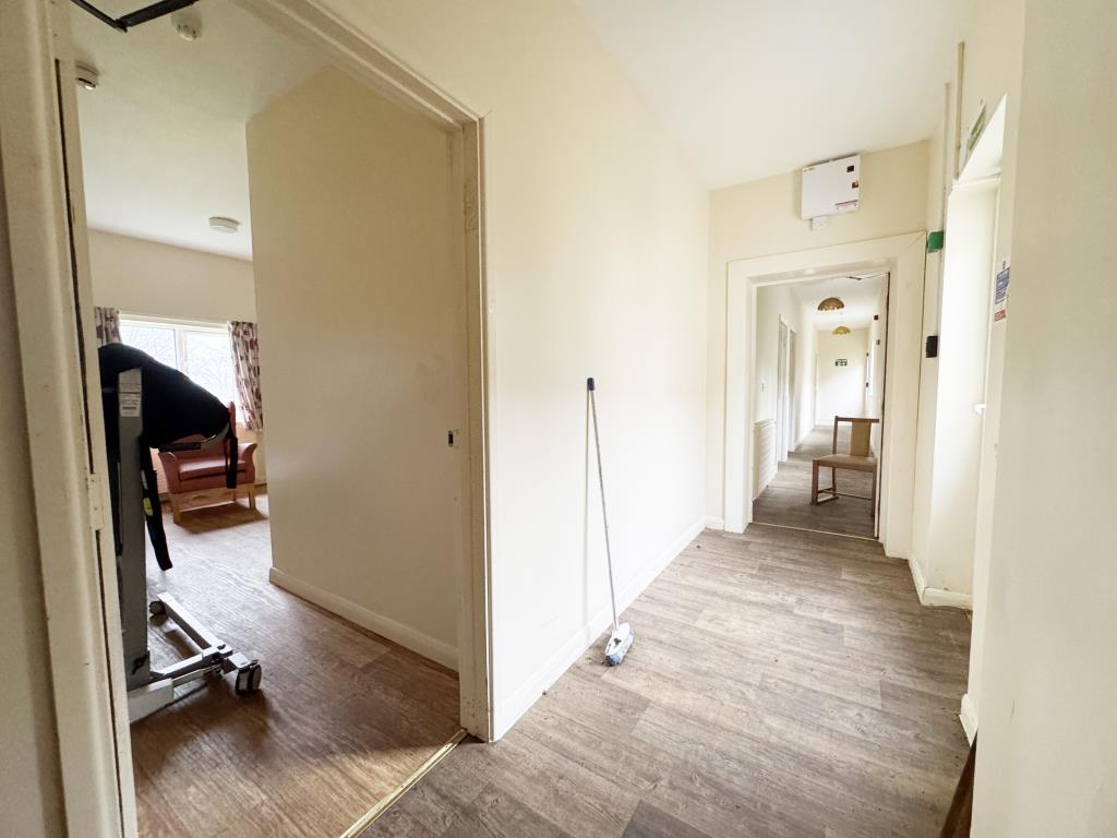 Lot: 11 - FORMER TWENTY-SIX BEDROOM CARE HOME - Corridor to Ground Floor Bedrooms